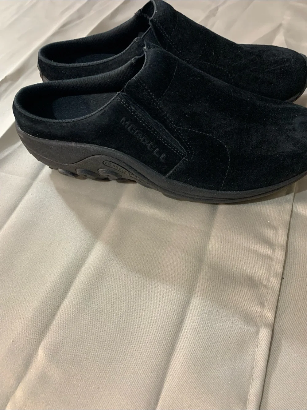 Merrell Men's Black Suede Slip-On Casual Shoes b1/19